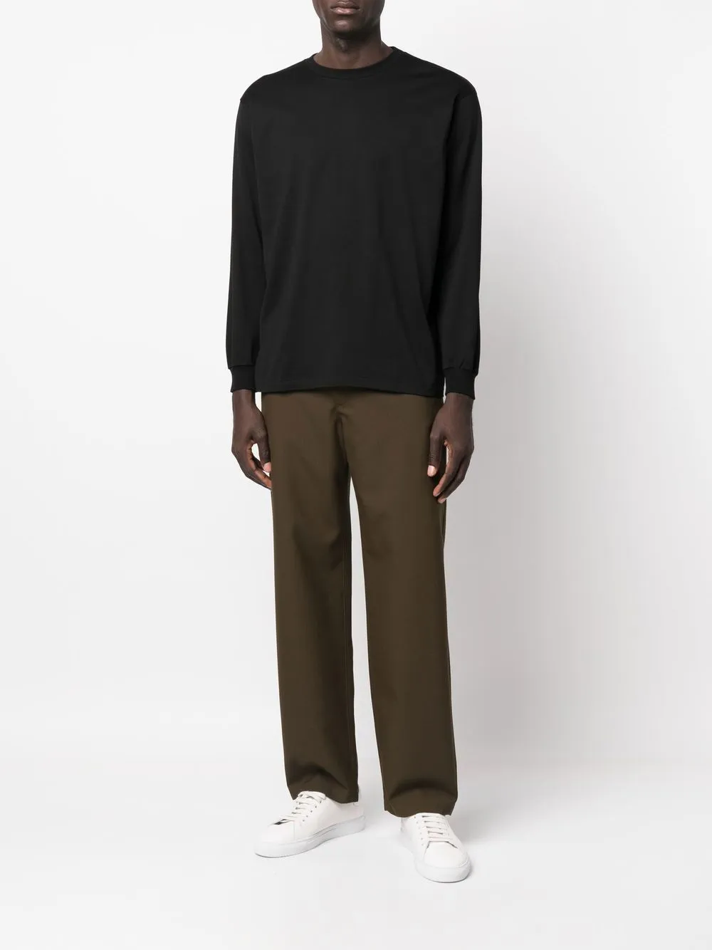 AURALEE T-SHIRT GIROCOLLO