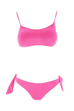Bandeau Bikini in Fuchsia