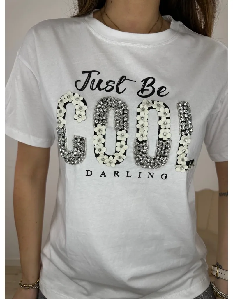 White and Black Cool T-Shirt