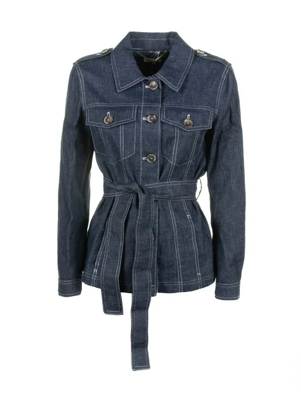 Blue Denim Jacket Belt
