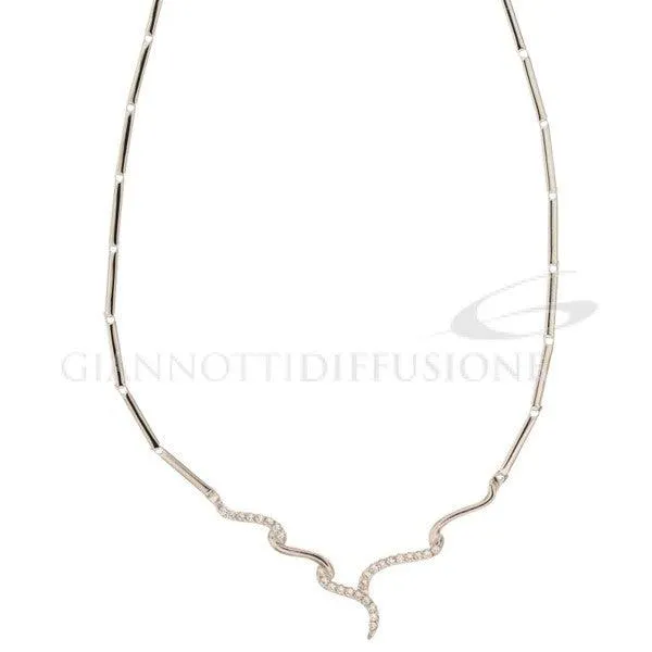 Girocollo Semirigido Oro Bianco