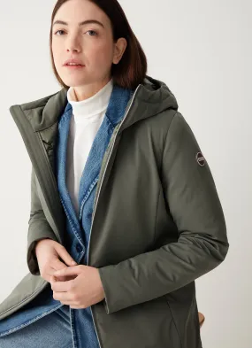 Hooded 3-Layer Fabric Down Jacket