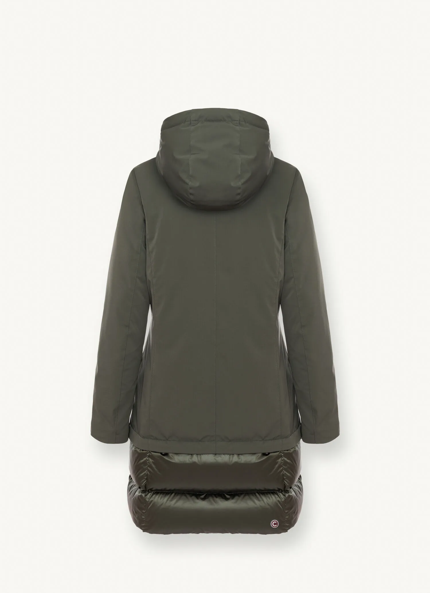 Hooded 3-Layer Fabric Down Jacket