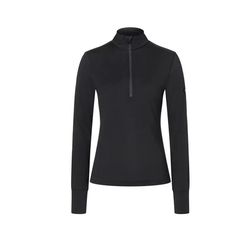 Super.natural Tundra175 1/4 Zip Maglia Jet Black Donna