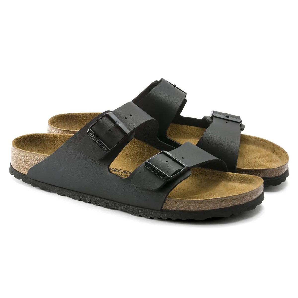Black Birkenstock Arizona Birko Flor 051793 Sandals