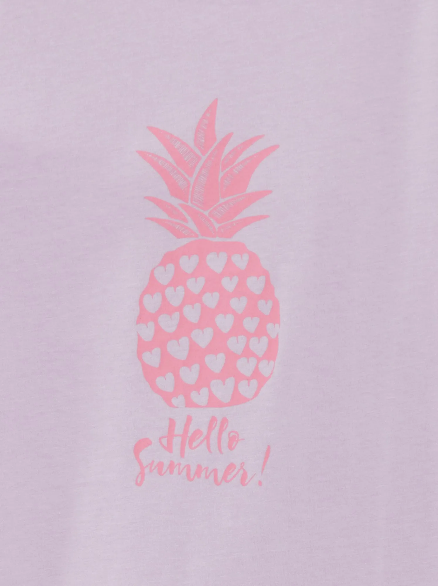Printed Short Sleeve T-shirt - PURPLE