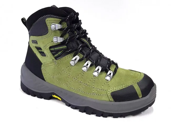 UNISEX JACALU Waterproof Trekking Boots 31115 6/J in Acid Green