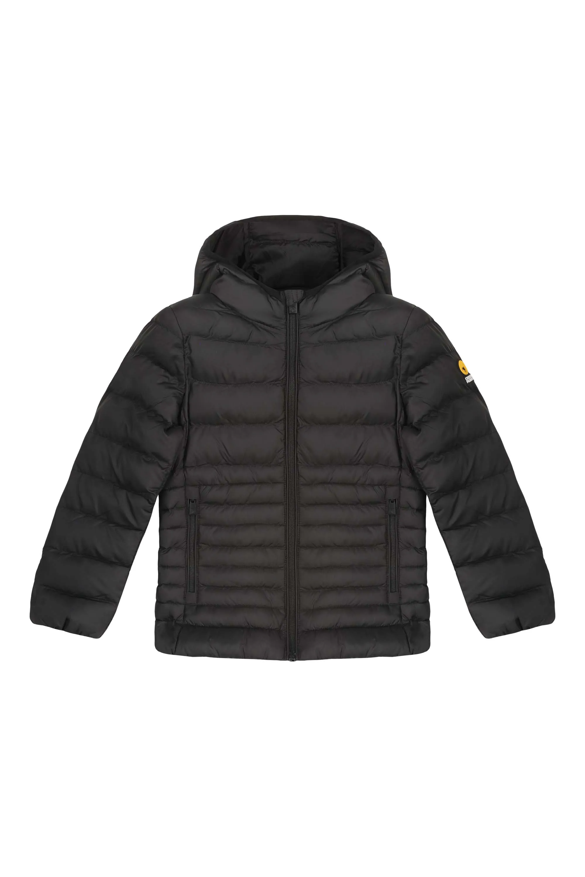 WILLOWEL GIRL Black Hoody Down Jacket